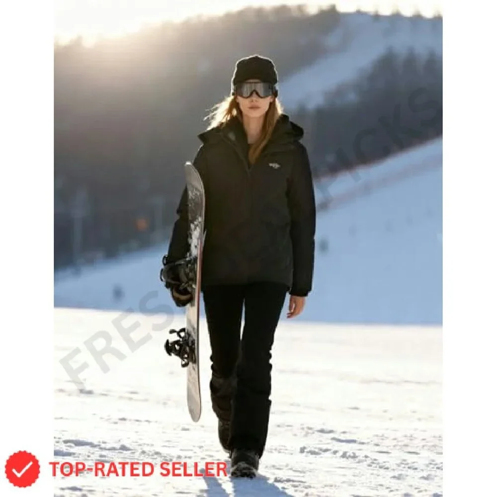 Waterproof Ski Jacket Warm Winter Coat Windproof Snow Fleece Lined